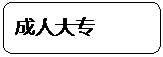 圆角矩形: 成人大专